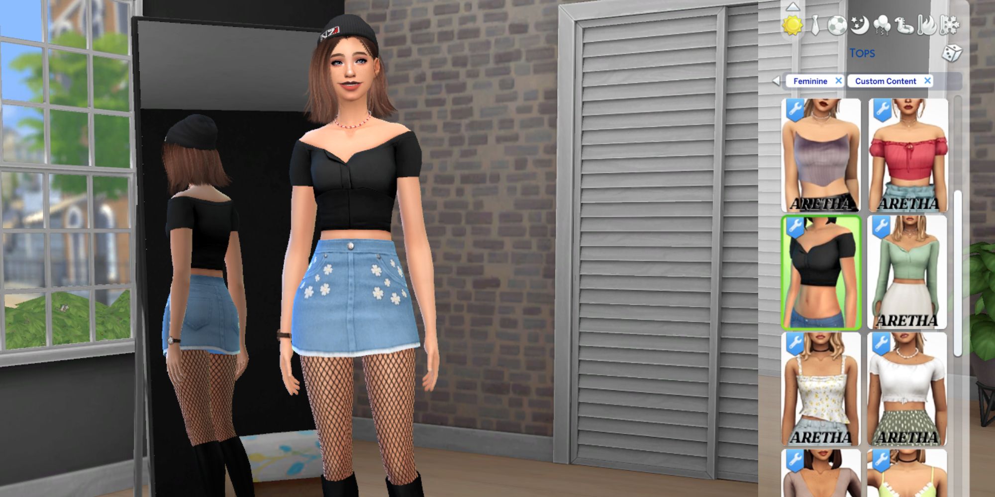 Using custom content, players can make unique Sims unlike their previous same-face syndrome Sims.
