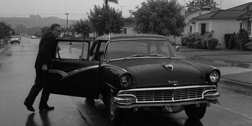 The haunted car in The Twilight Zone episode "You Drive".