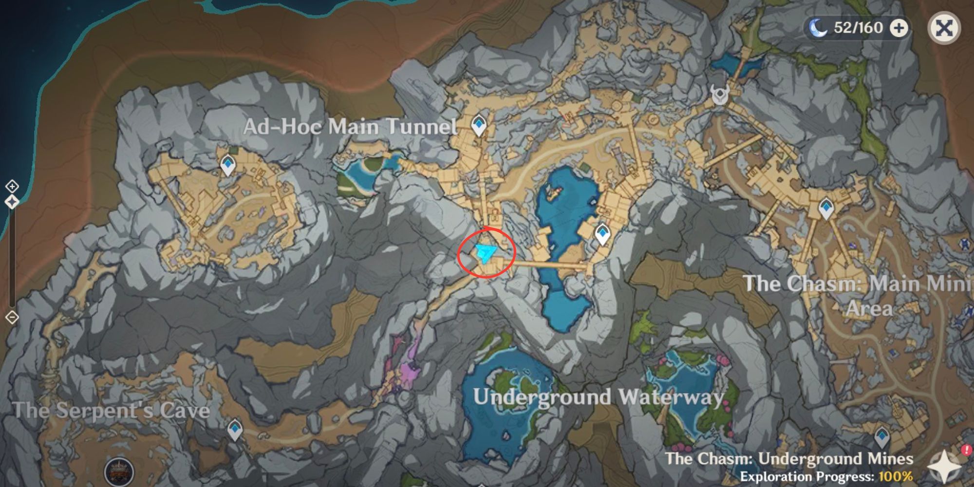 The Underground Mines Viewpoint Genshin Impact