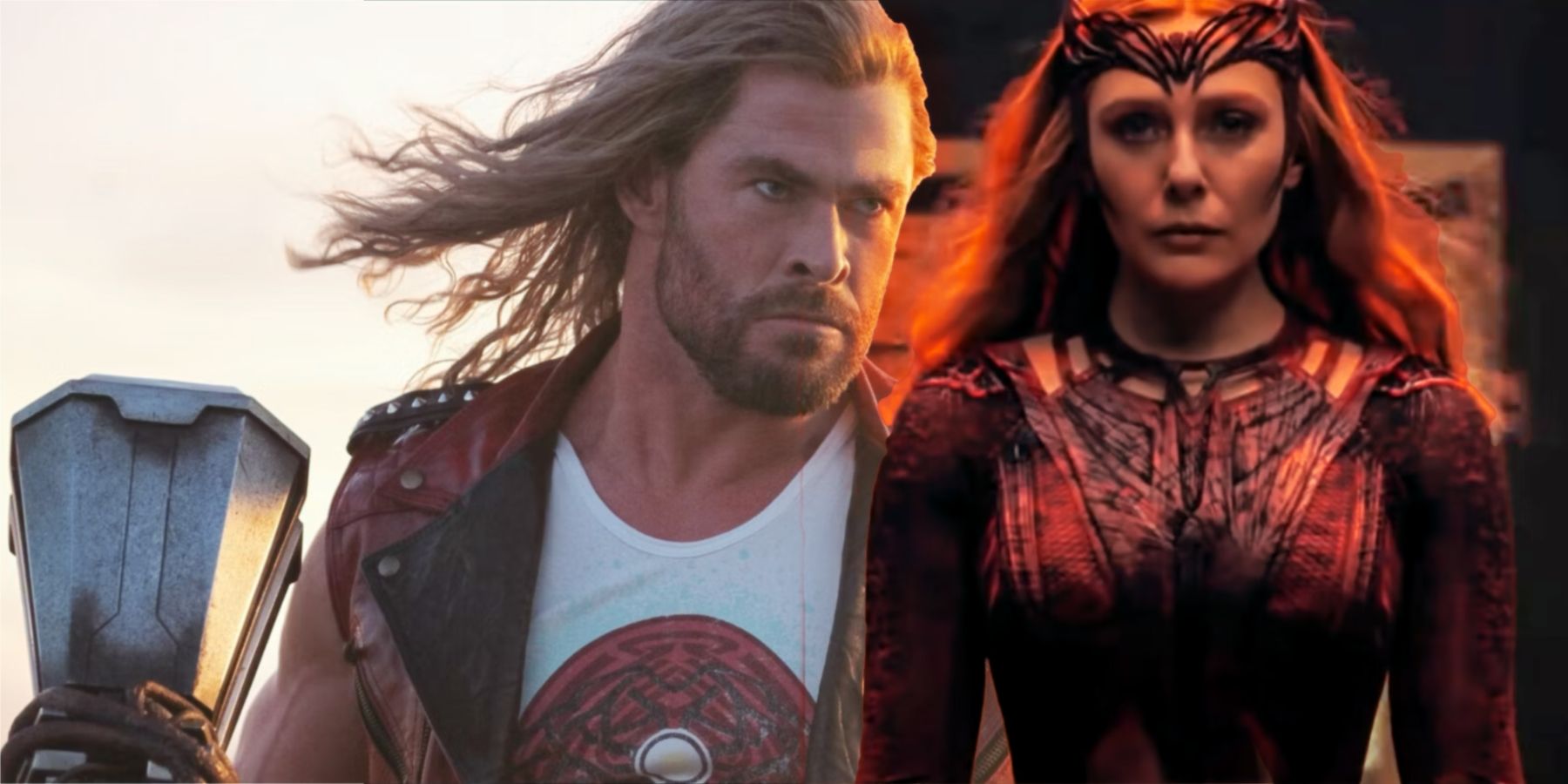 Thor and Scarlet Witch