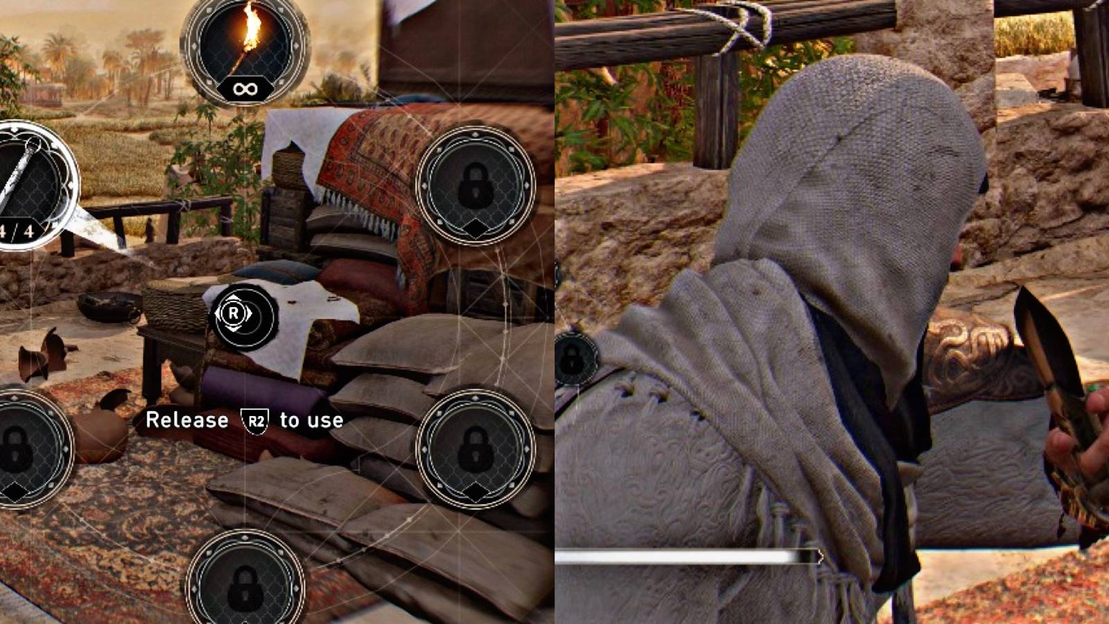 Throwing knives assassin's creed mirage 