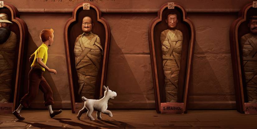 tintin cigar pharoah sarcophagus close-up-1