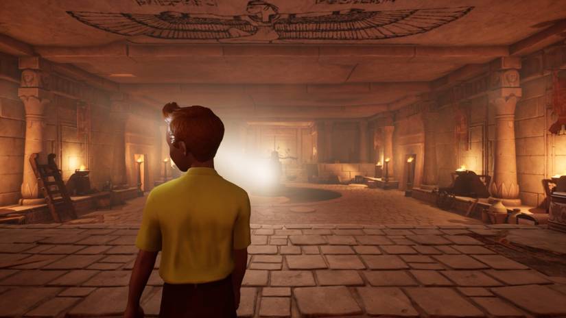 tintin pharoah area screenshot