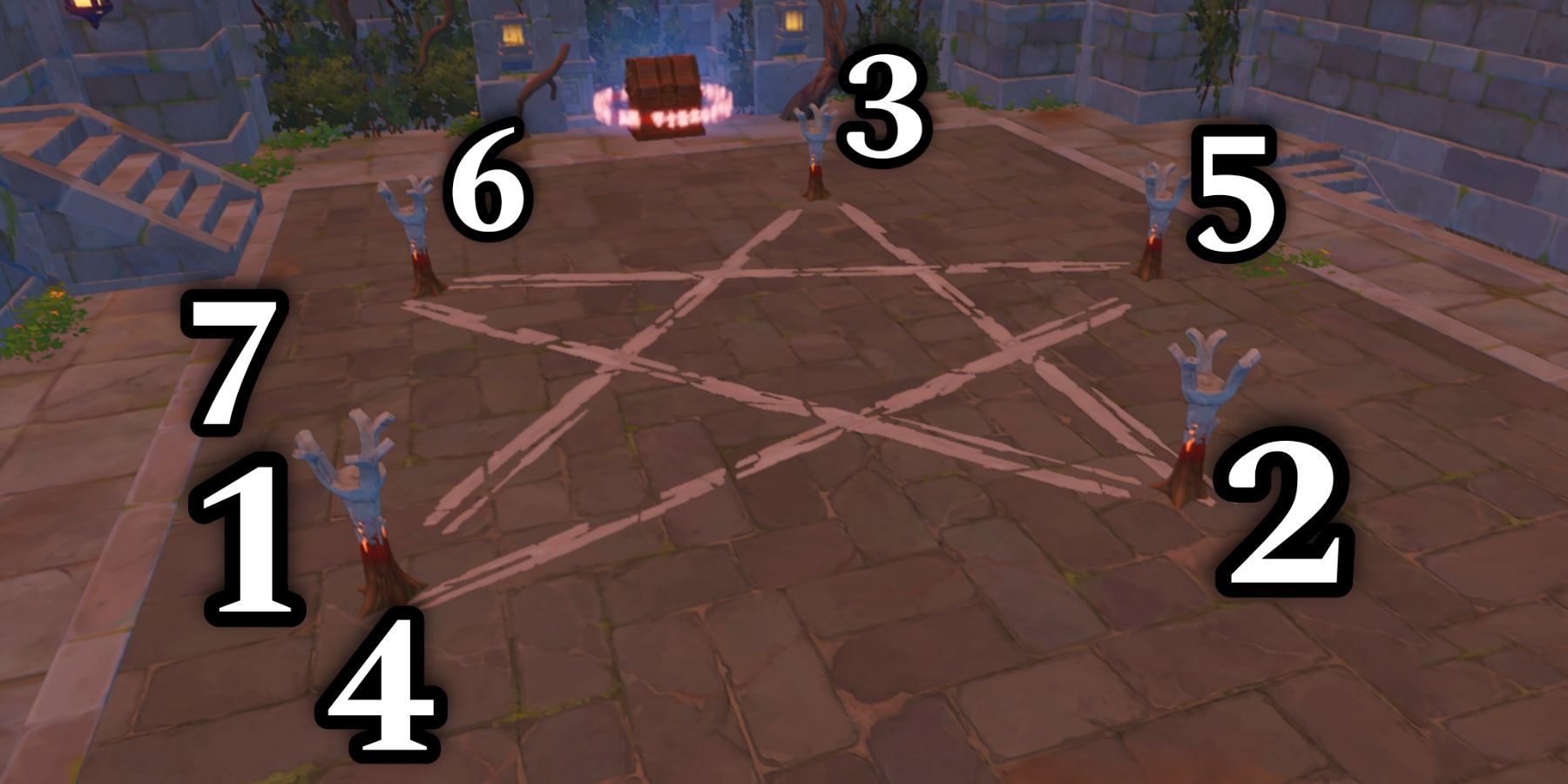 trails in tianqiu Genshin Impact torch puzzle solution