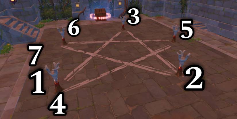 trails in tianqiu Genshin Impact torch puzzle solution