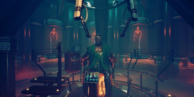 Transient screenshot lifeforms in glass pods