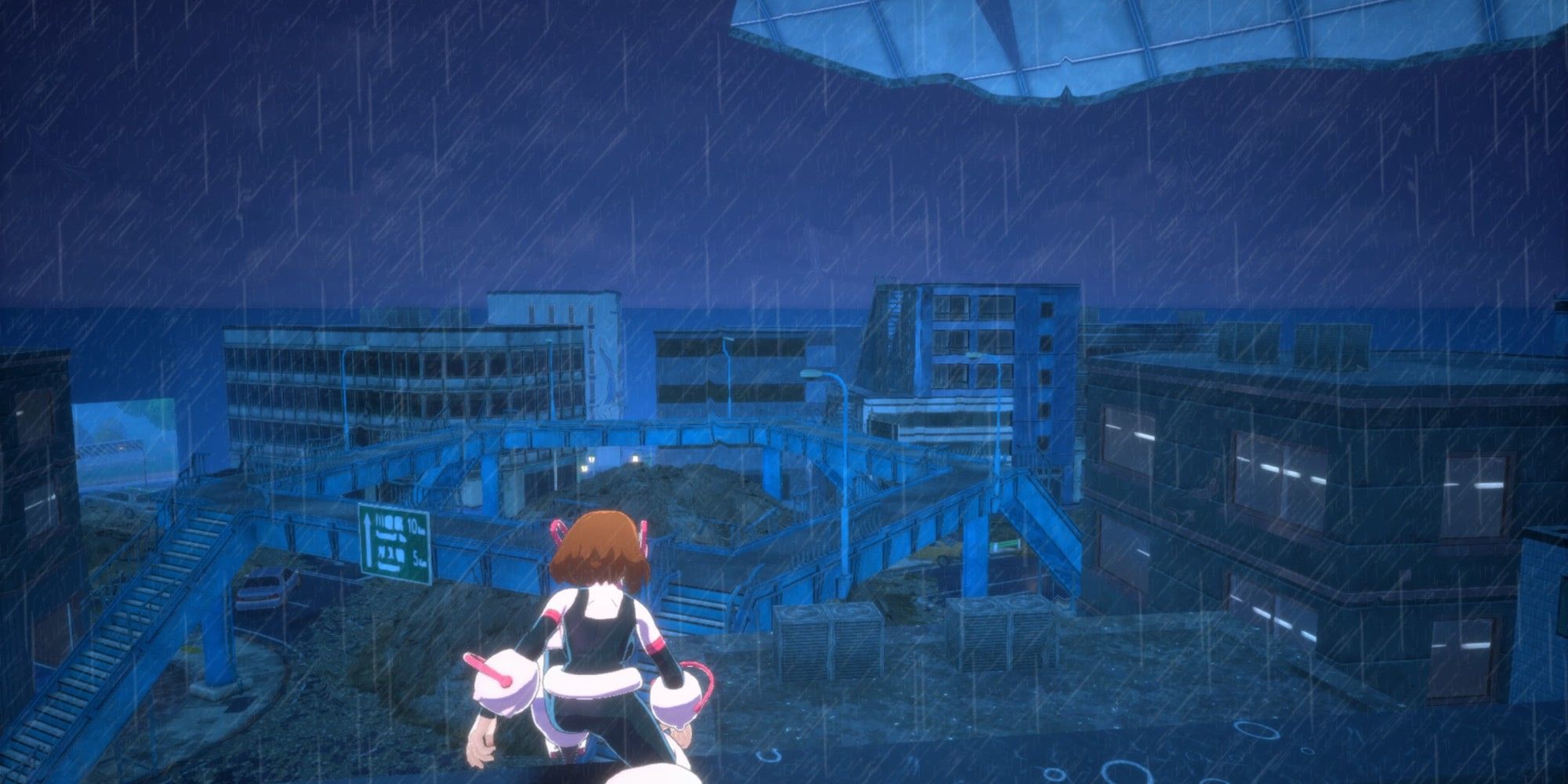 Ochaco in the tsunami zone