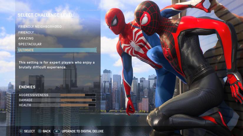ultimate difficulty spiderman 2