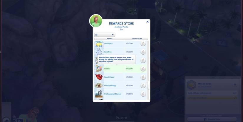 fertile reward trait reward store the sims 4