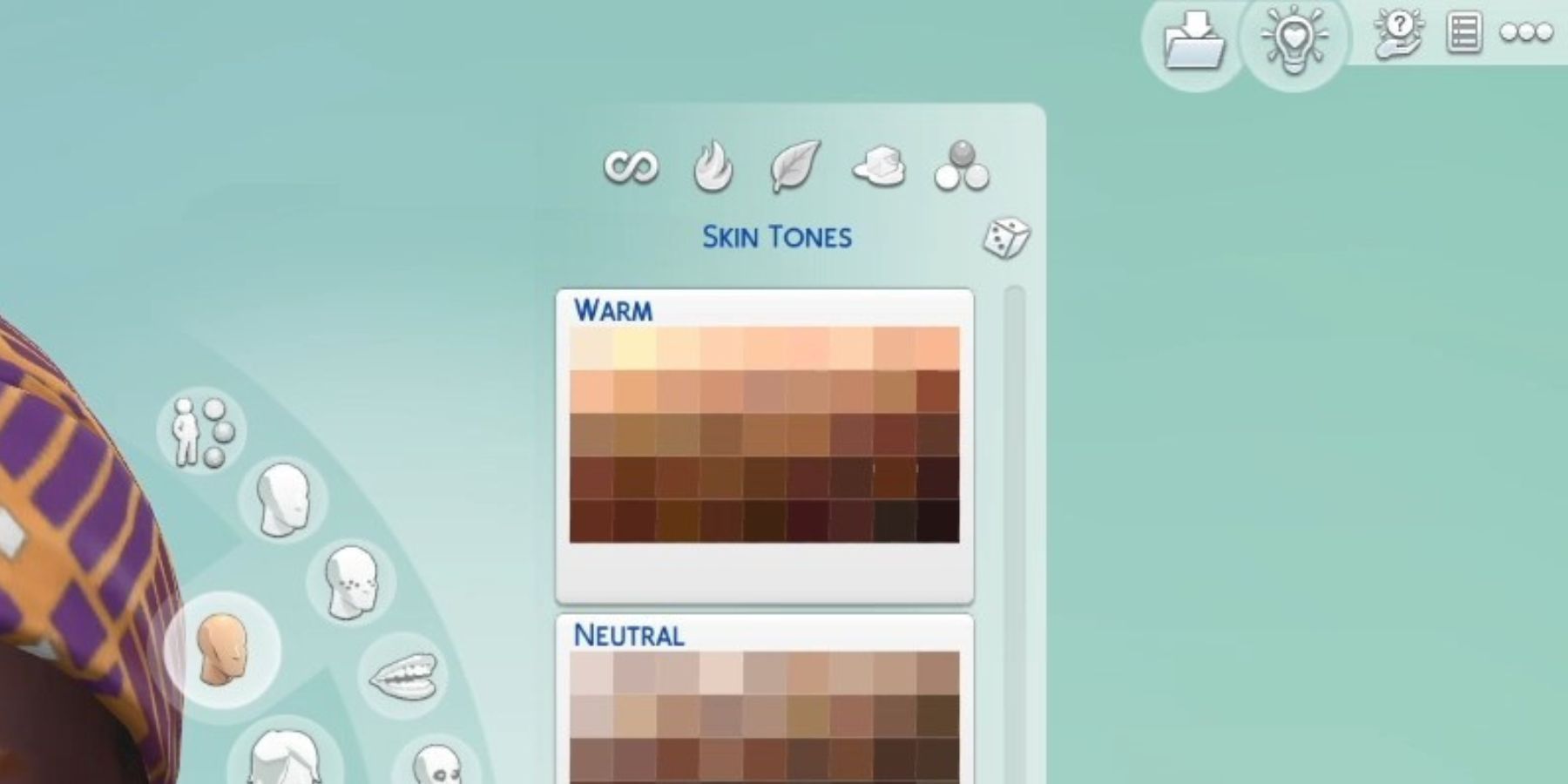 warm and neutral skin tones the sims 4