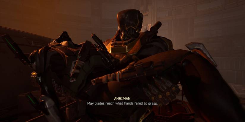 ahriman reviving mitra ghostrunner 2