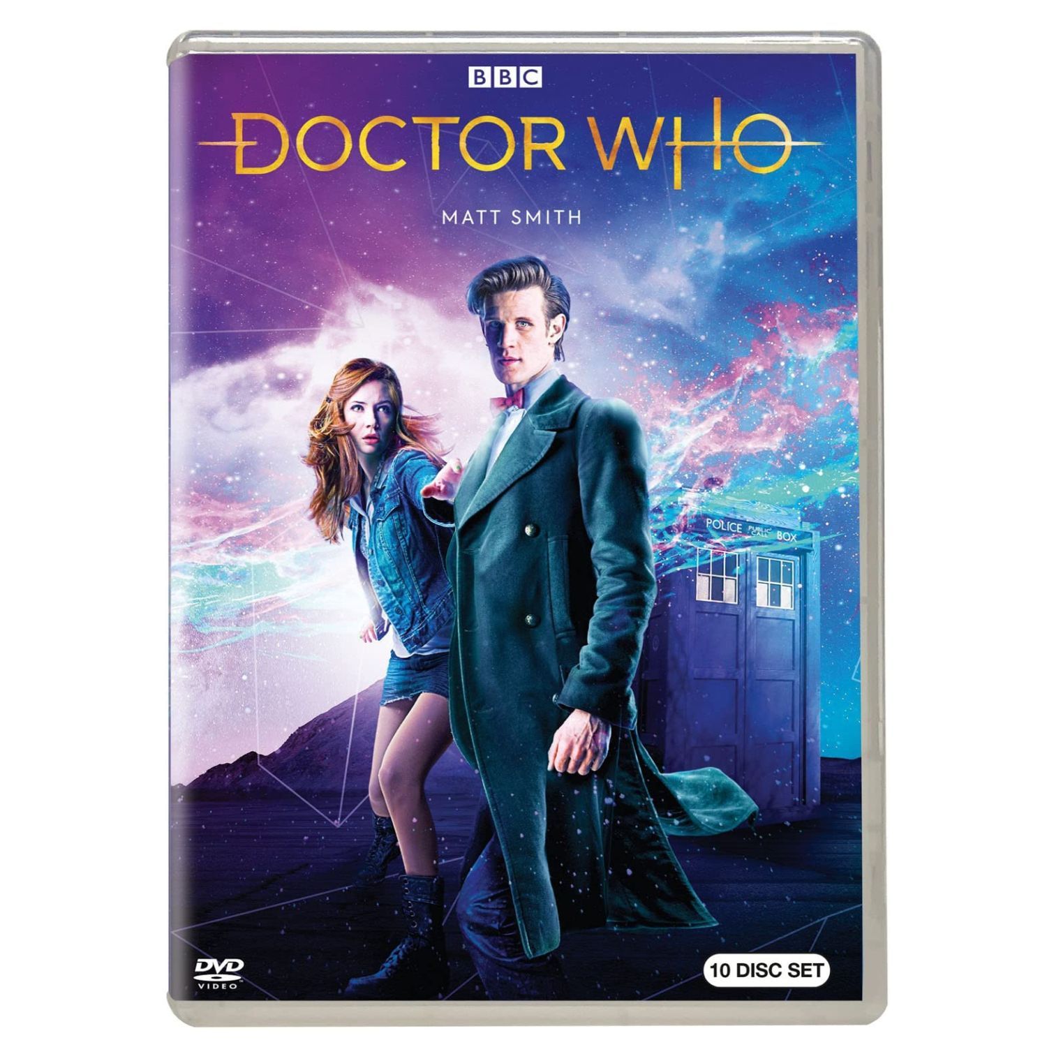 Doctor Who: capa da coleção de DVDs de Matt Smith