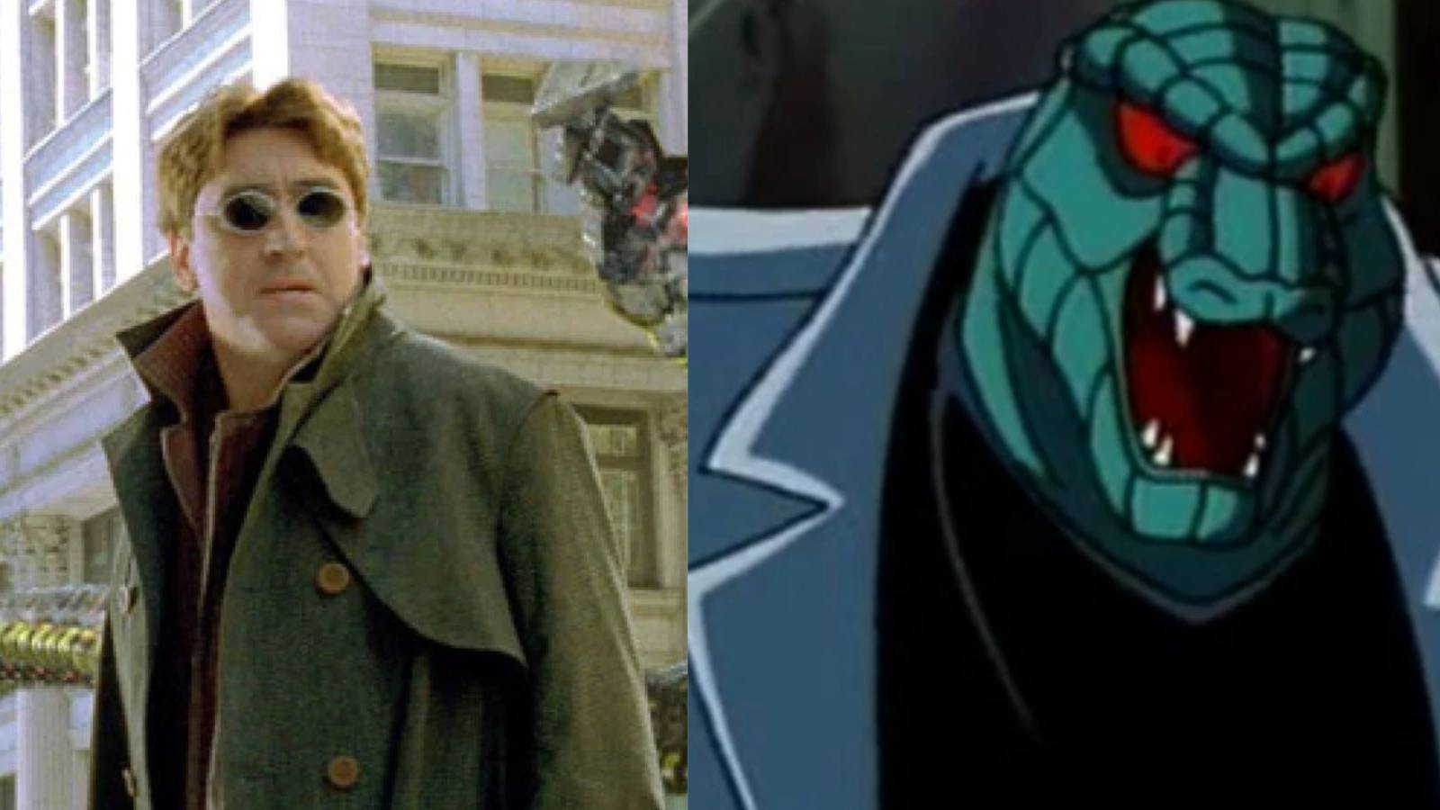 Alfred Molina as Dr. Octopus. Lizard.