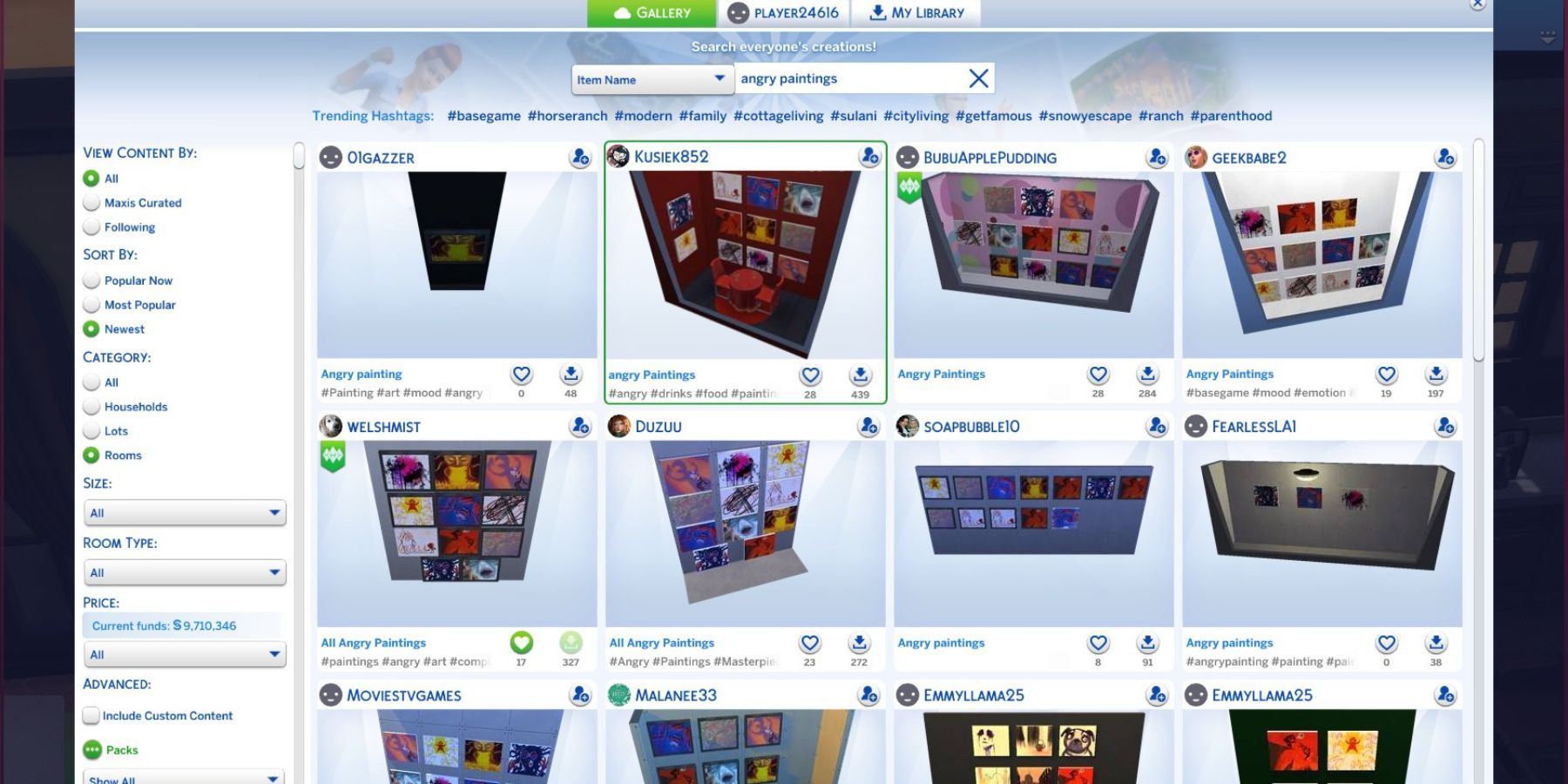 how to buy angry paintings the sims 4