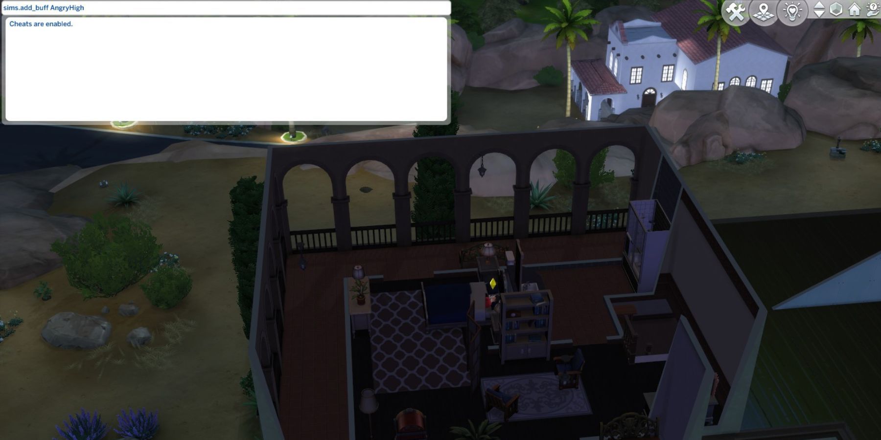 using cheats to get angry the sims 4