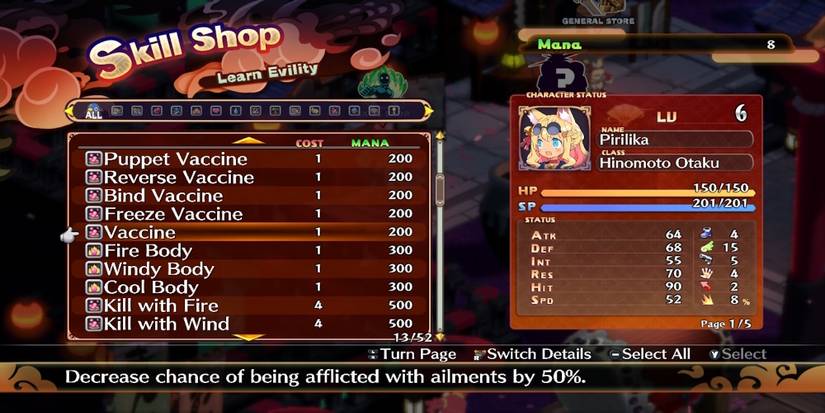 Vaccine Evility in Disgaea 7
