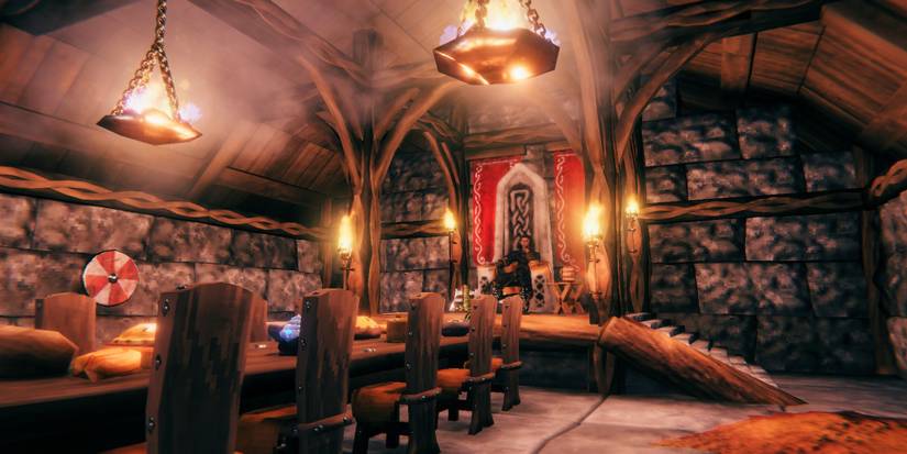 Viking hall in Valheim