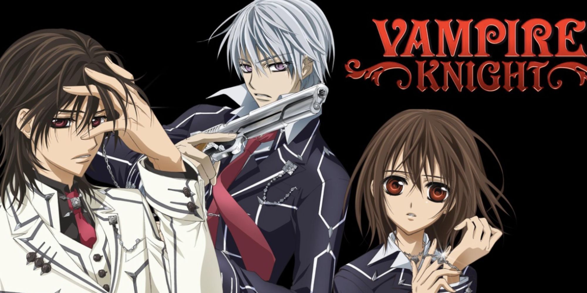 vampire knight three people stand