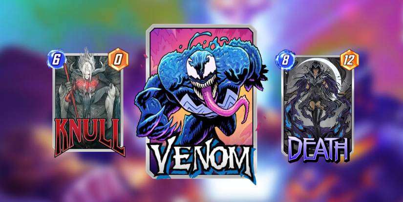 venom, knull, and death in marvel snap.