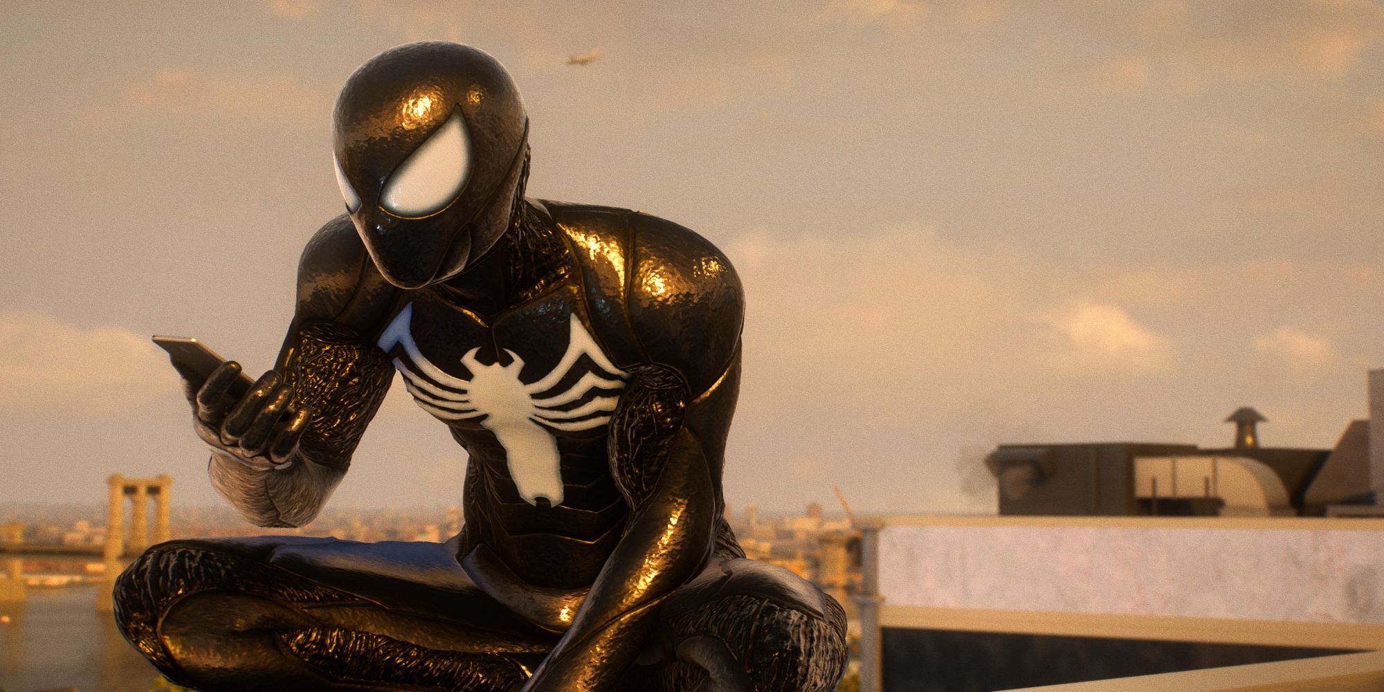 venom symbiote suit peter parker spider-man 2 game