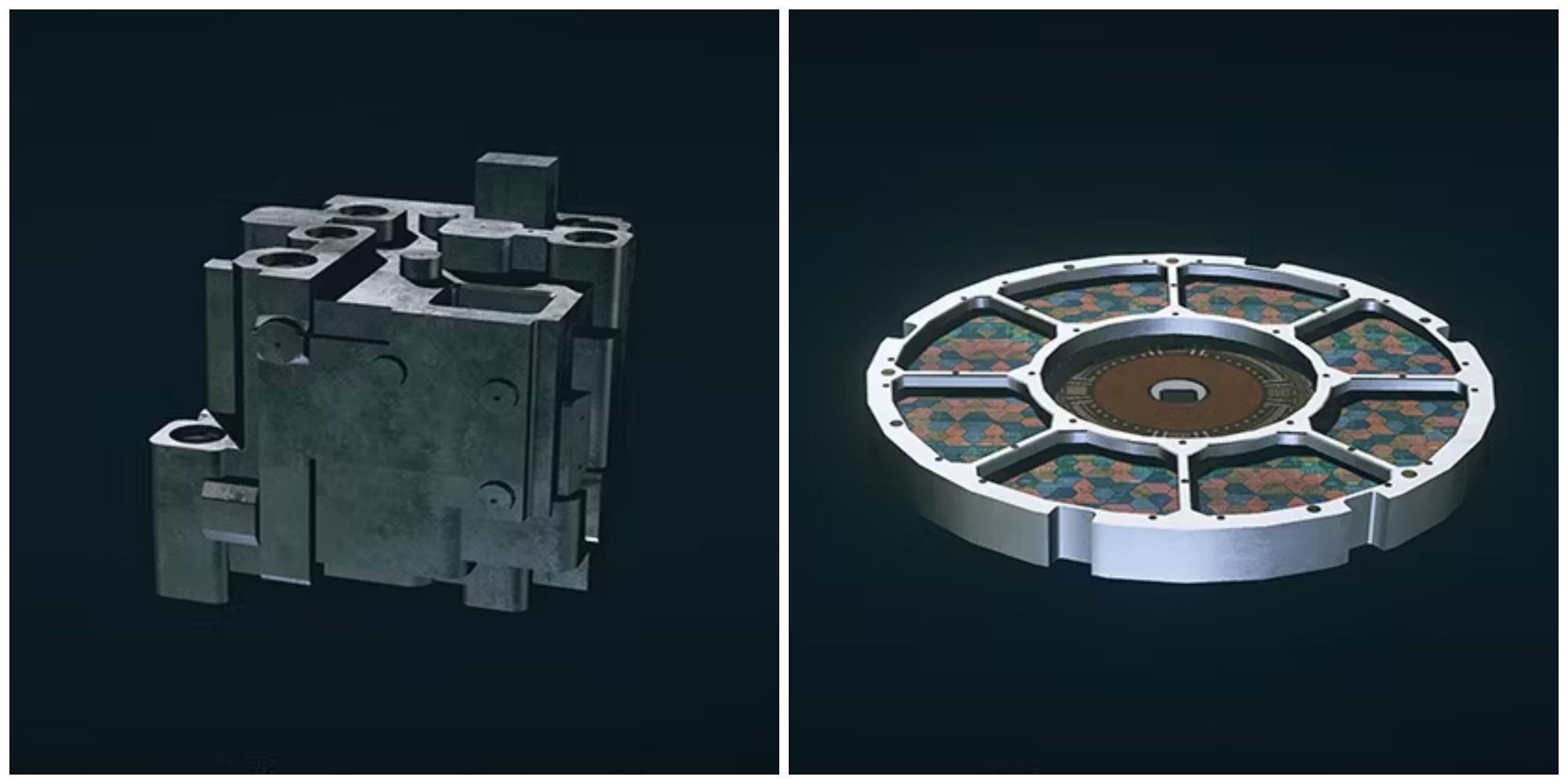 Veryl-Treated Manifold and Indicite Wafer in Starfield