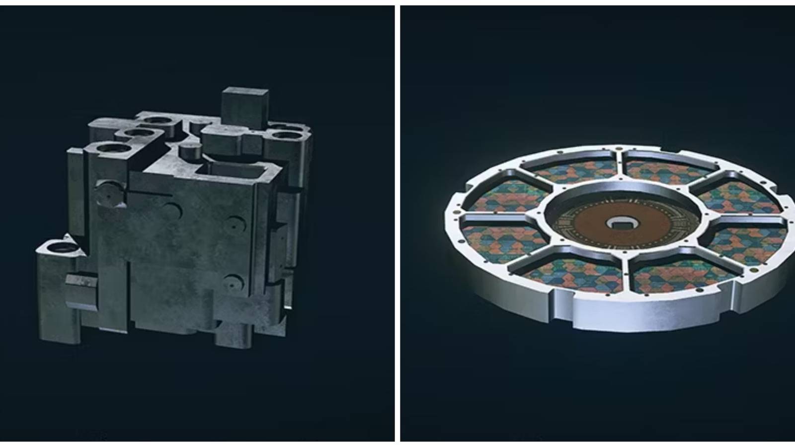 Veryl-Treated Manifold and Indicite Wafer in Starfield