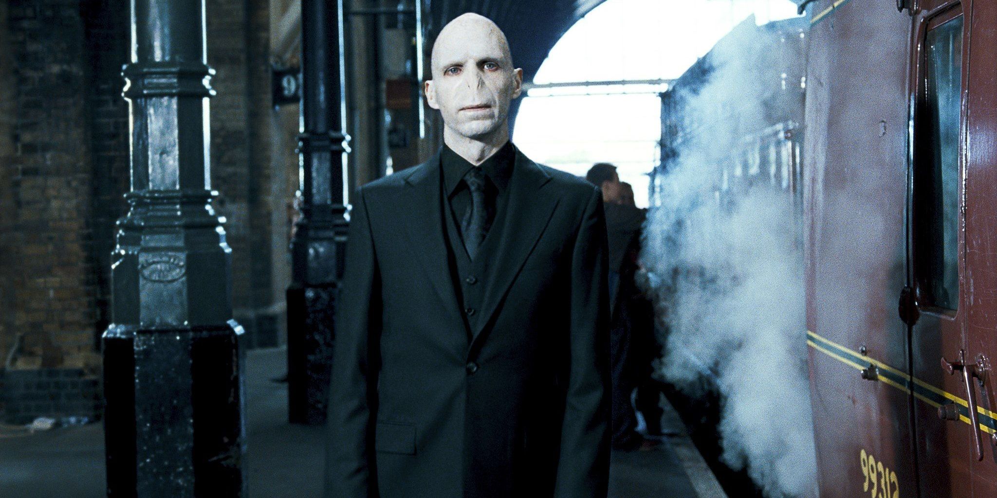 Voldemort in Harry Potter's mind through Legilimency