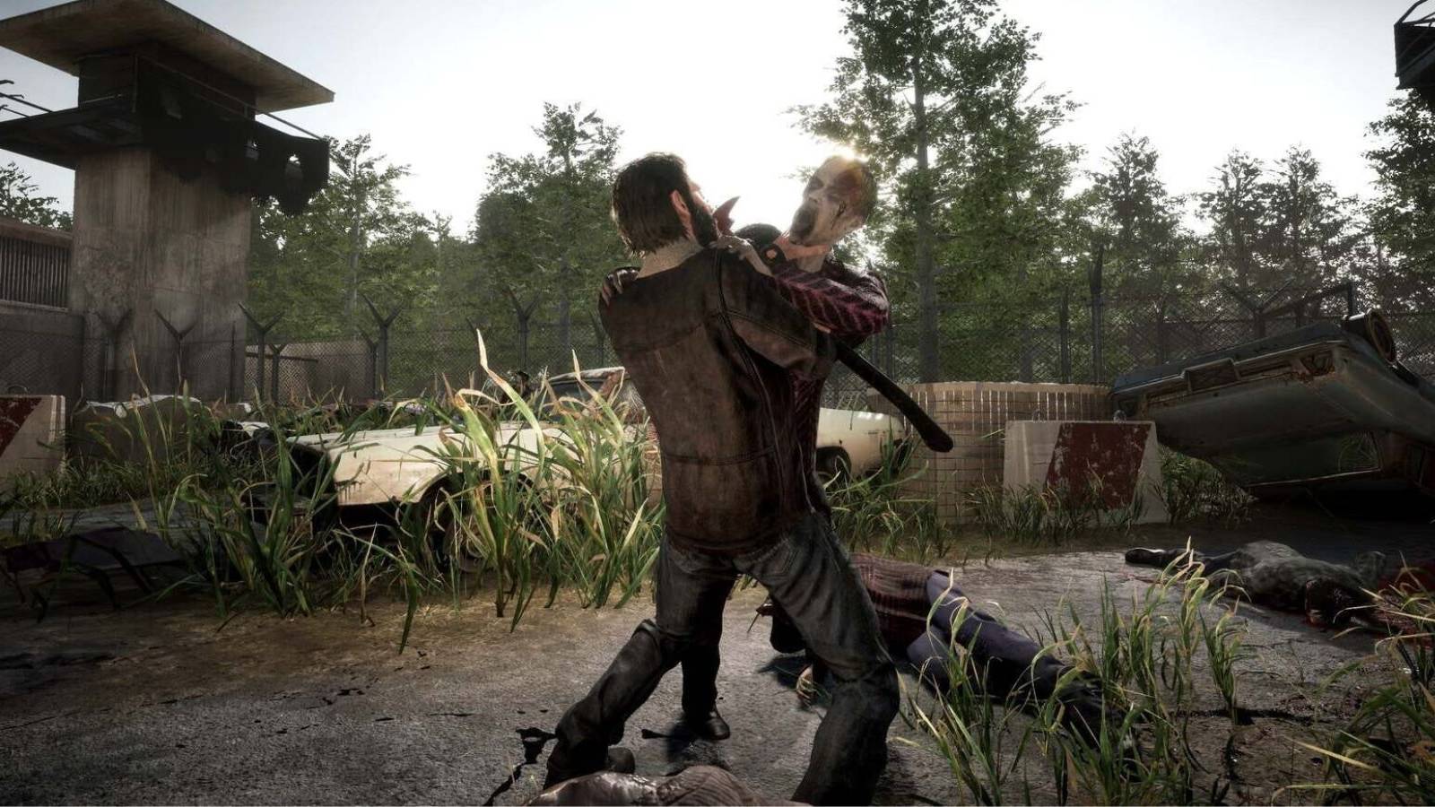 A fight in The Walking Dead: Destinies 