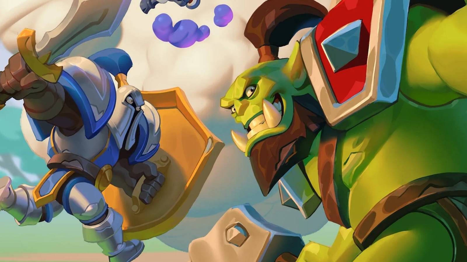 Warcraft Rumble Promotion Art alliance and horde