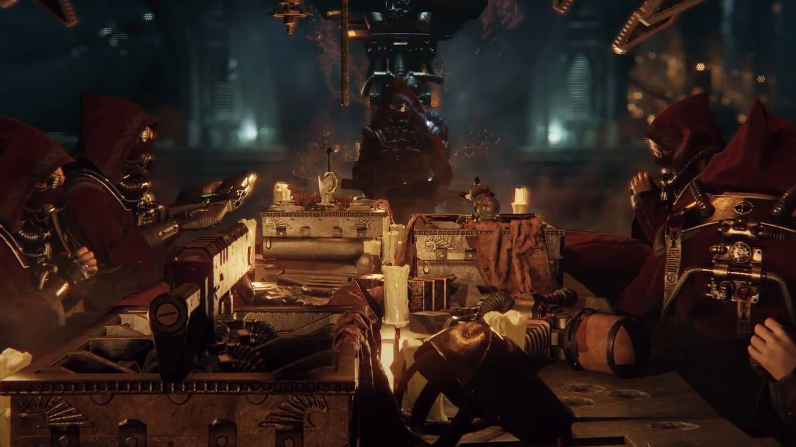 Techpriests in Warhammer 40,000 Darktide 