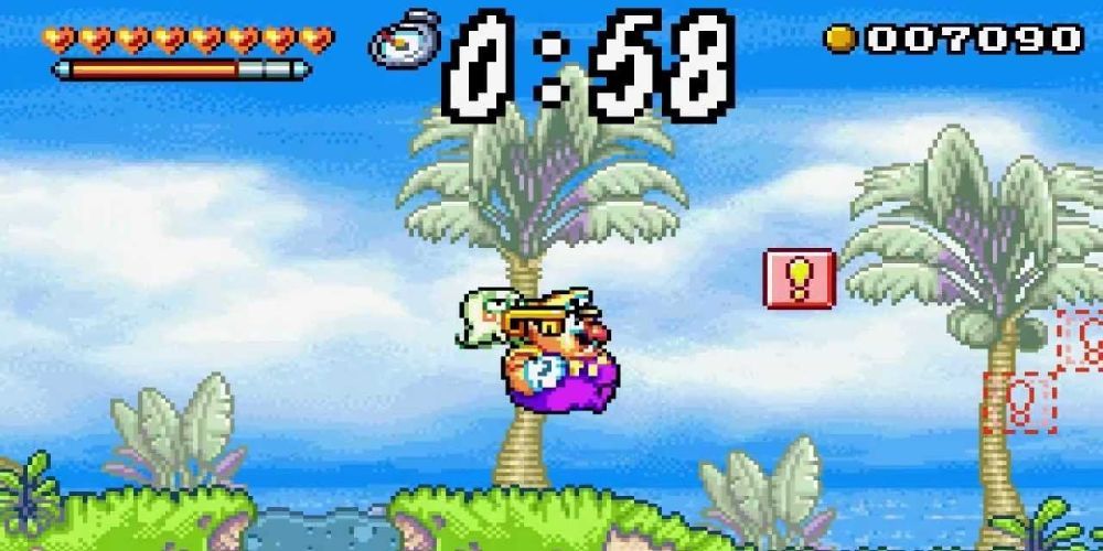 Gameplay screenshot from Wario Land 4 