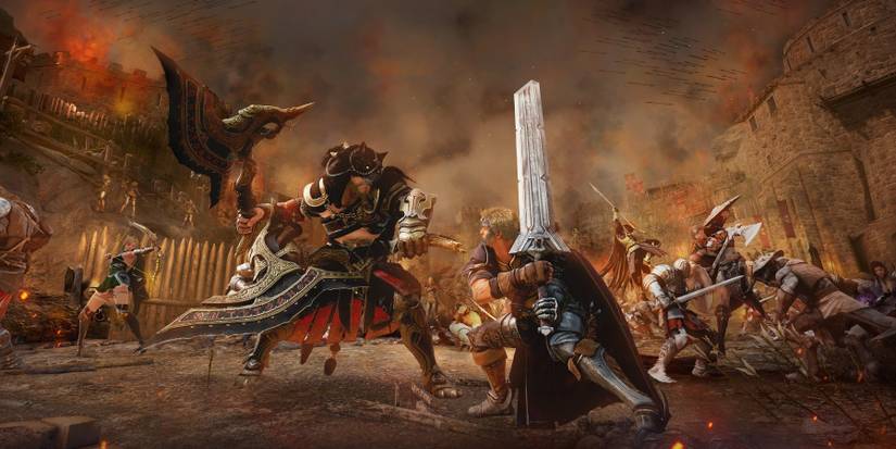 Warriors facing off in Black Desert Online