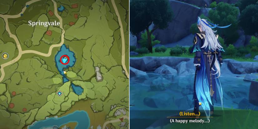 waterborne poetry challirhoe location in genshin impact