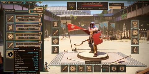 A player choosing new weapons in We Who Are About To Die