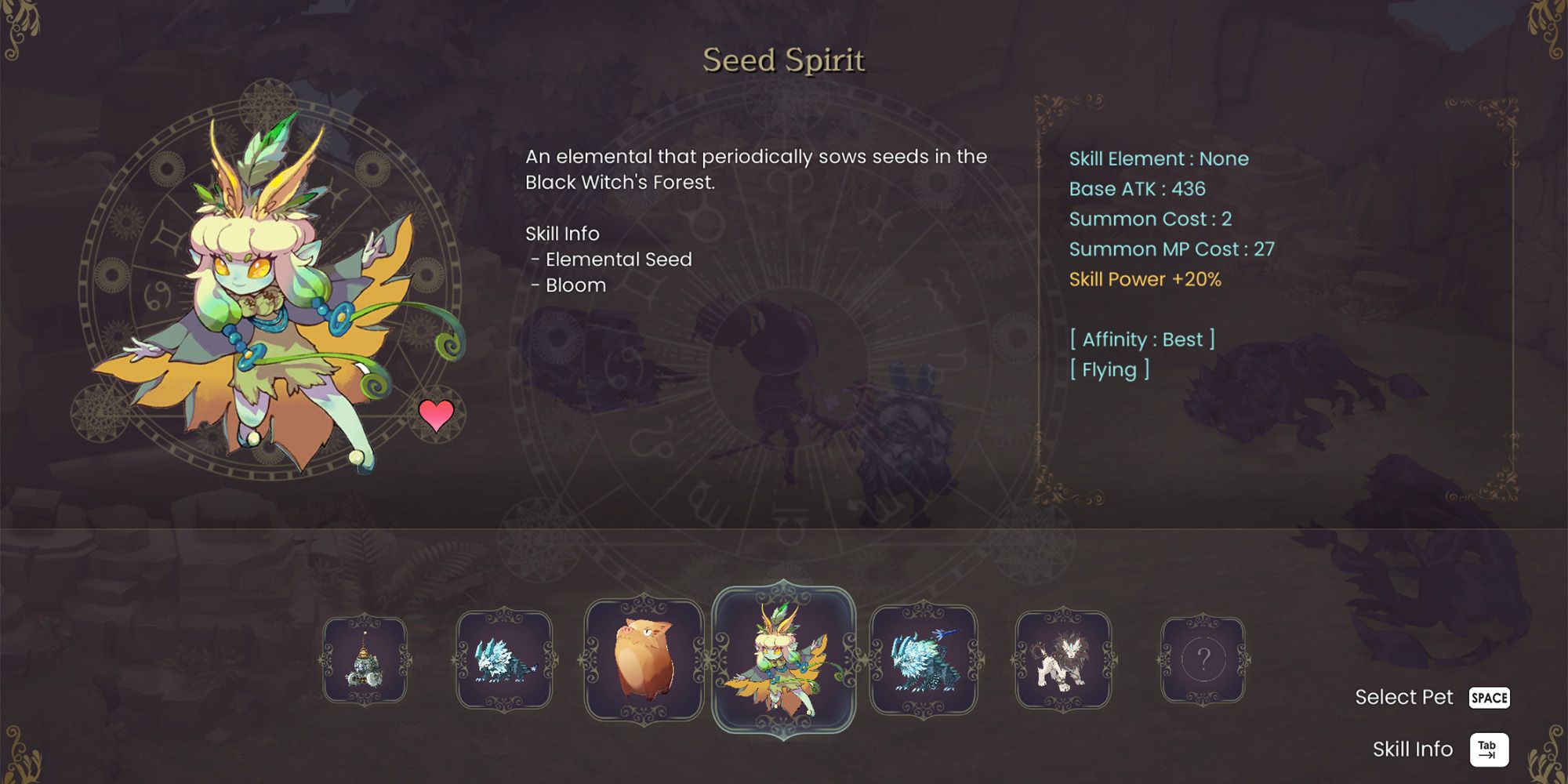 WitchSpring R Pet Seed Spirit