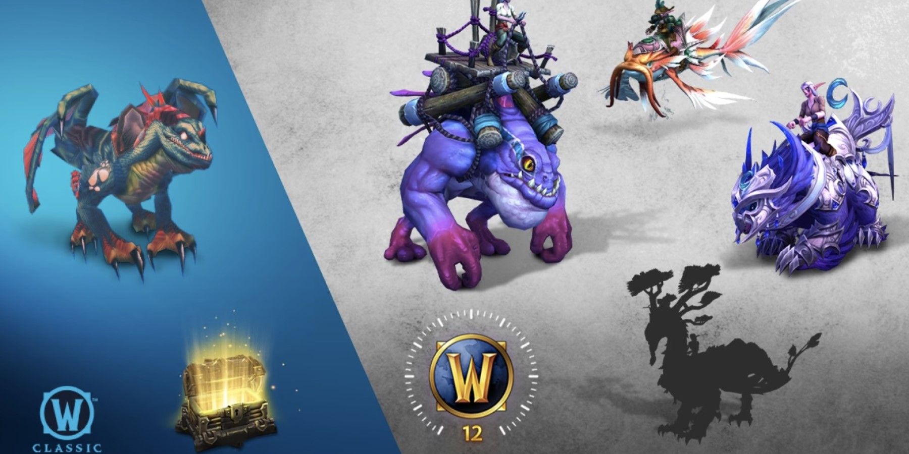 wow df 12 month subscription rate pack owlbear murloc