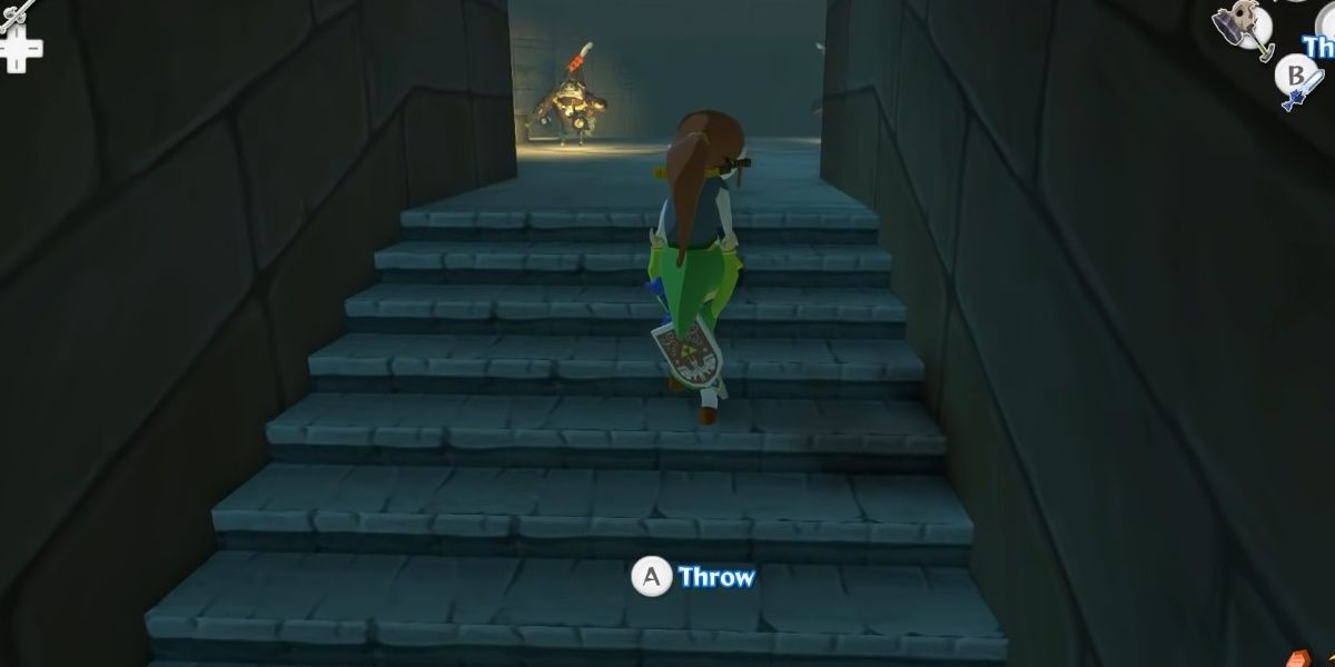 link carrying medli in the earth temple