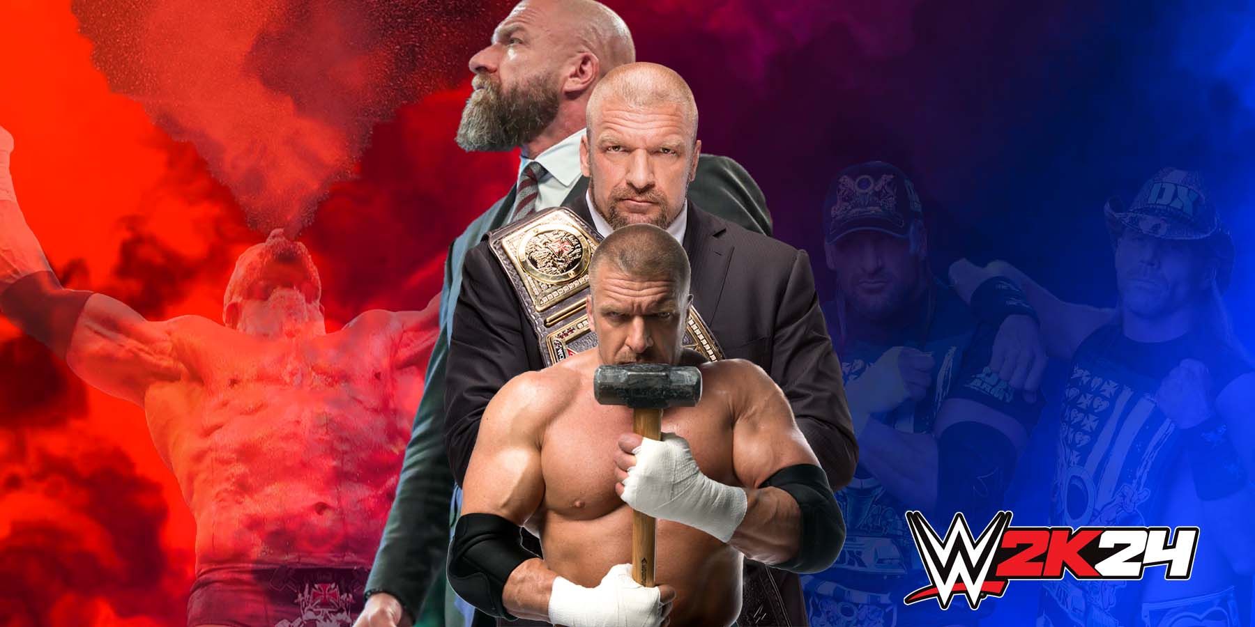 WWE 2K24 Triple H Smackdown vs Raw
