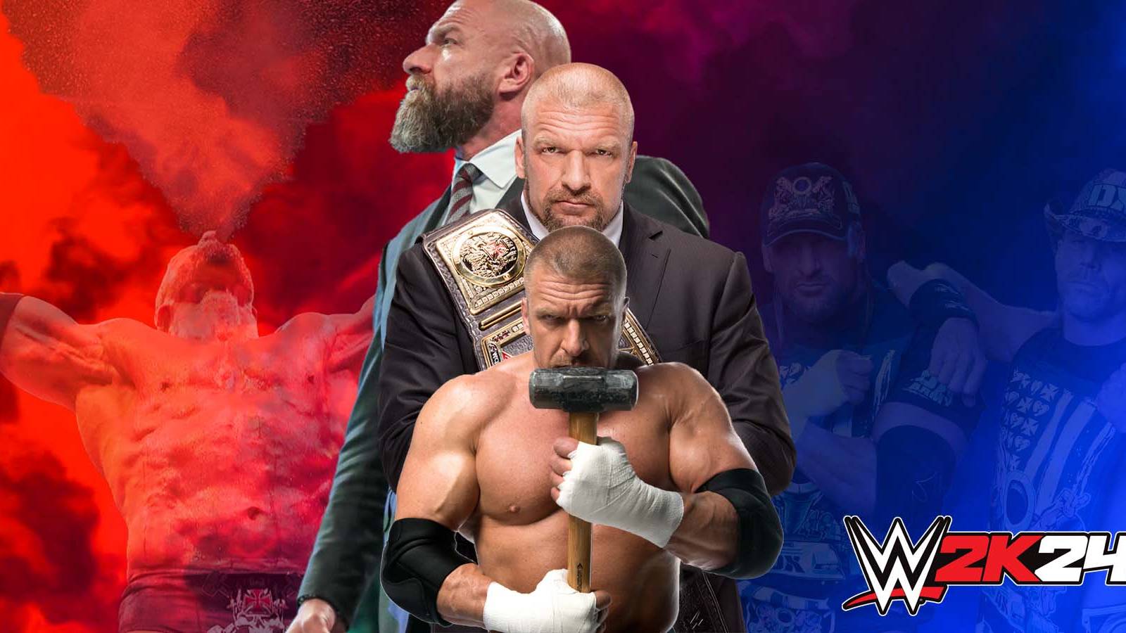 WWE 2K24 Triple H Smackdown vs Raw