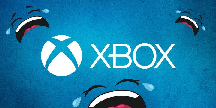 xbox logo with crying emojis