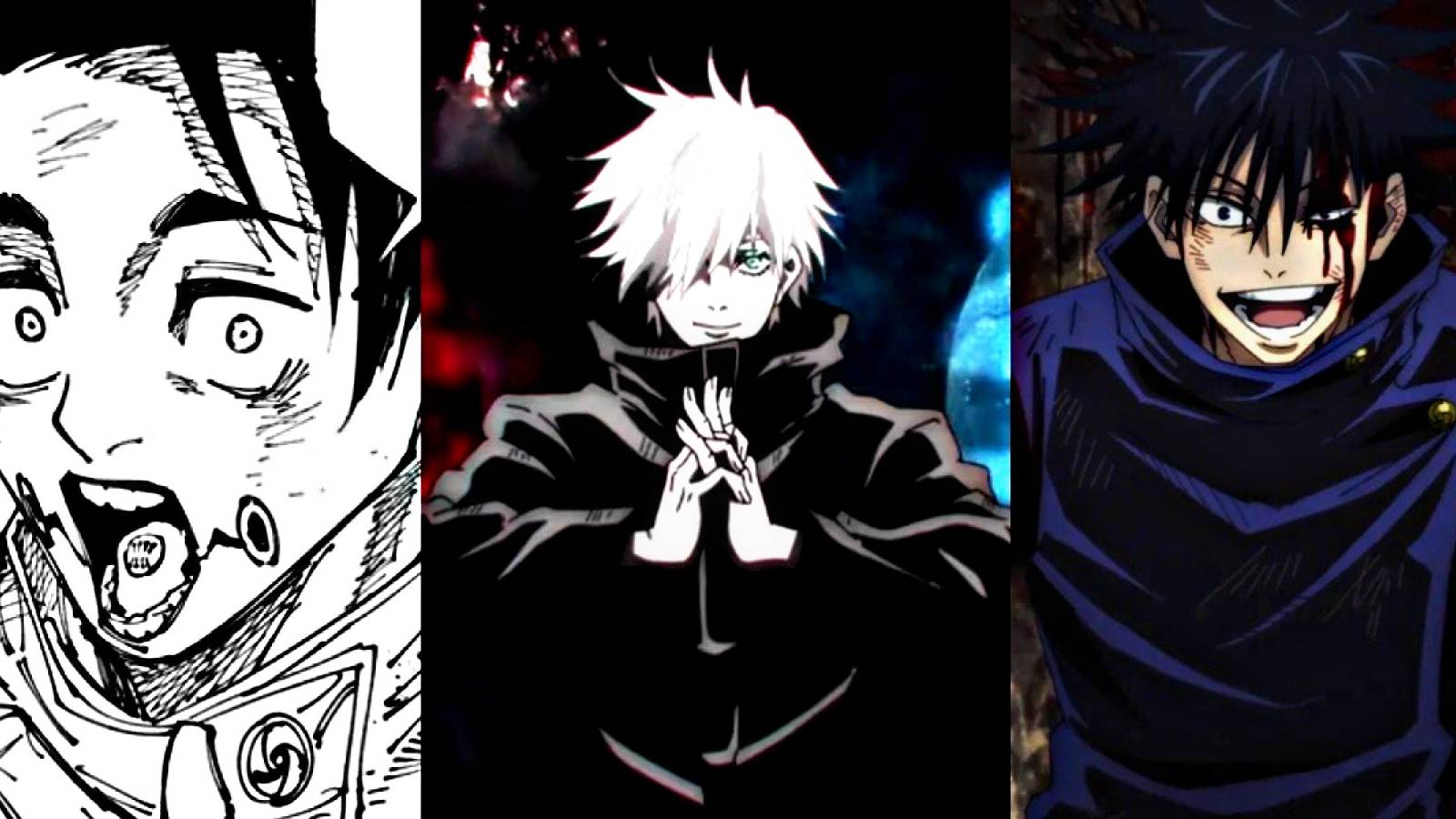 Yuta satoru gojo megumi jujutsu kaisen