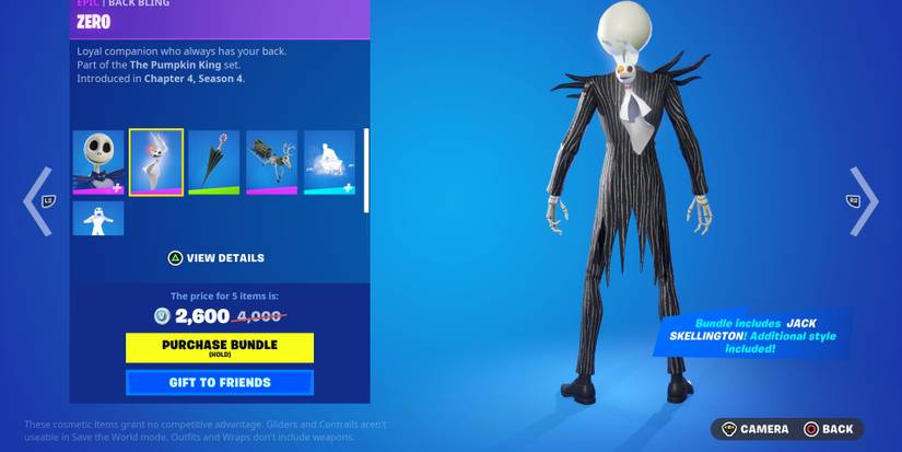 Zero Back Bling