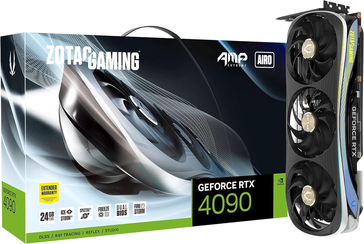 ZOTAC Gaming GeForce RTX 4090 AMP Extreme AIRO 24GB