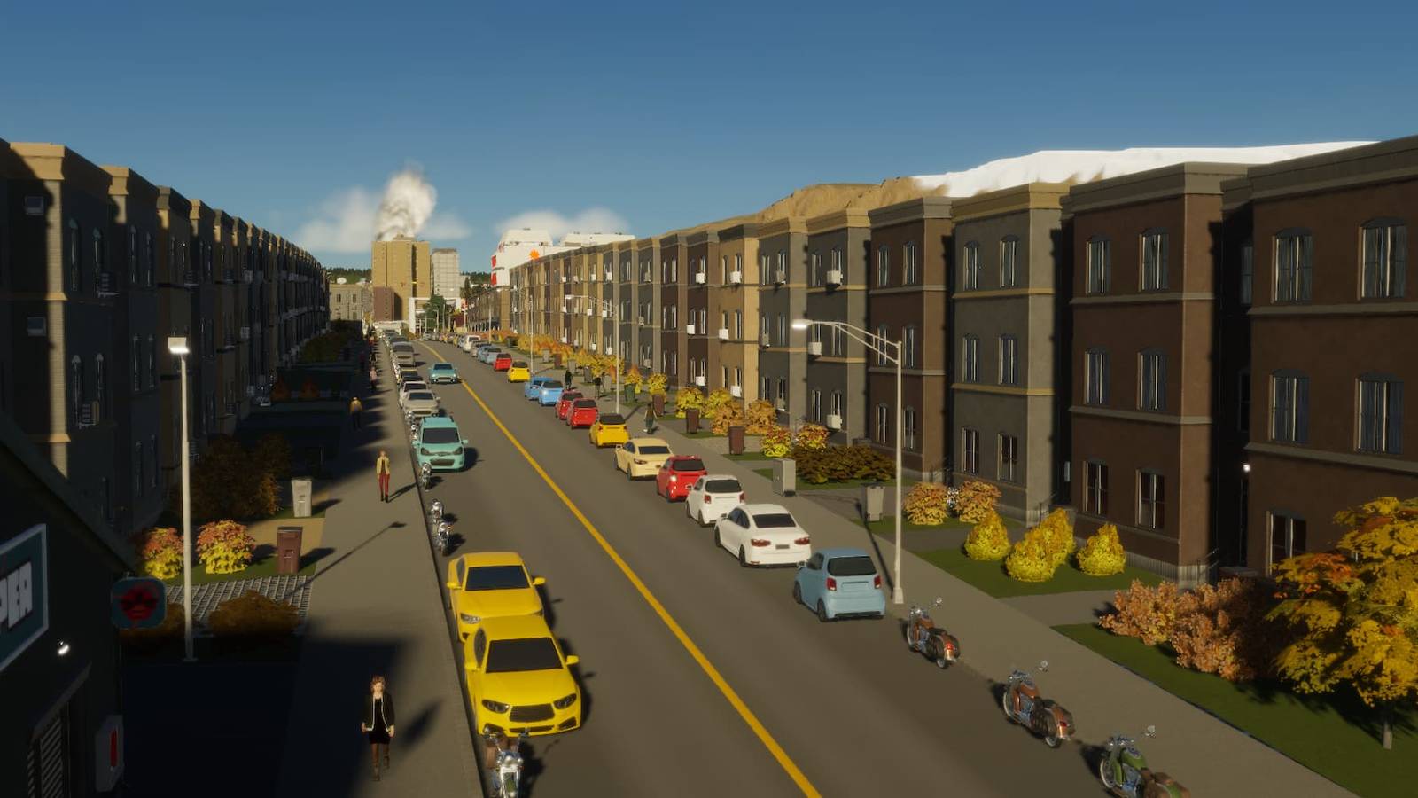 New York style row houses in Cities Skylines 2