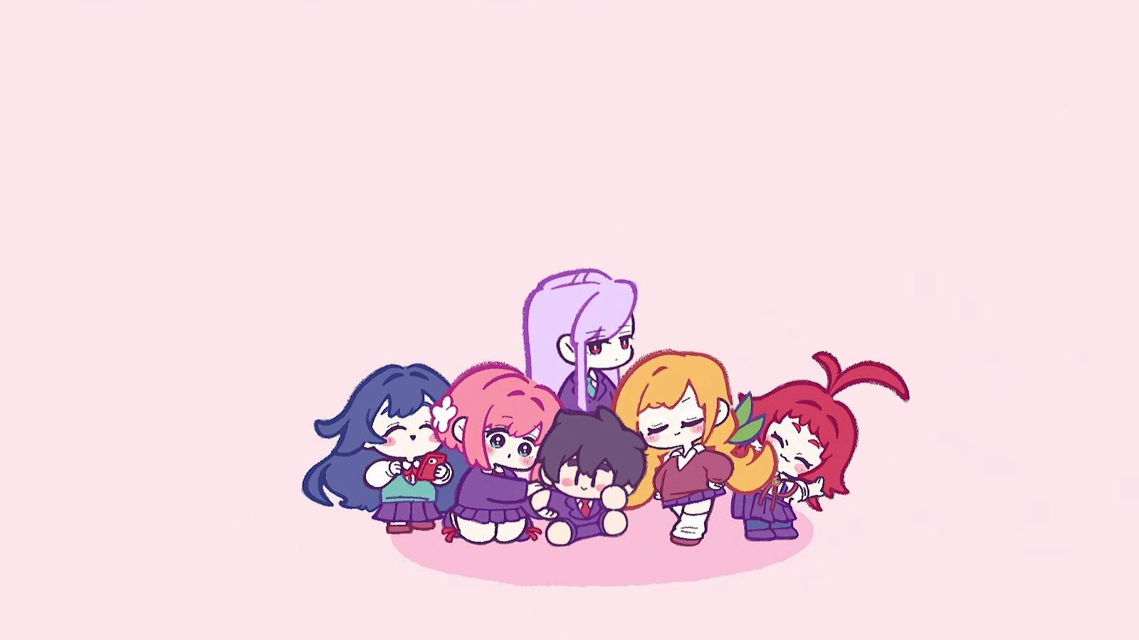 100 Girlfriends Who Really Really Really Really Really Love You ED - Hakari-Karane-Shizuka-Nano-Kusuri-Rentaro-Chibi 