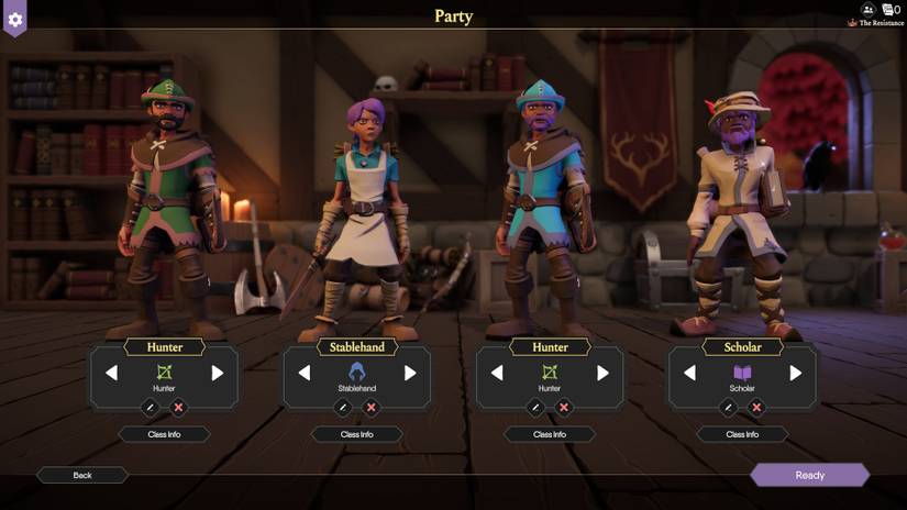 A party comp focusing on Speed in For The King 2