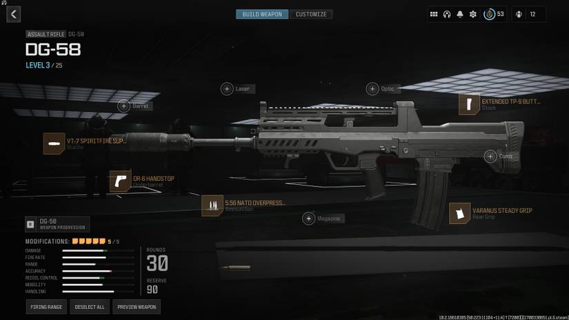 A dueling build for the DG-58 in MW3