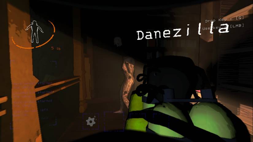 Coilhead encounter in Lethal Company