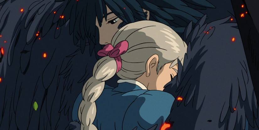 Howl and Sophie Hugging