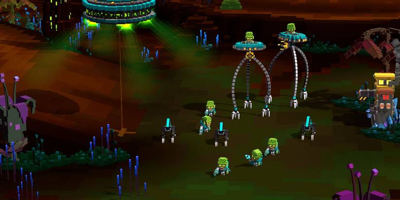 Xenodogs and other aliens on an otherwordly patch of land